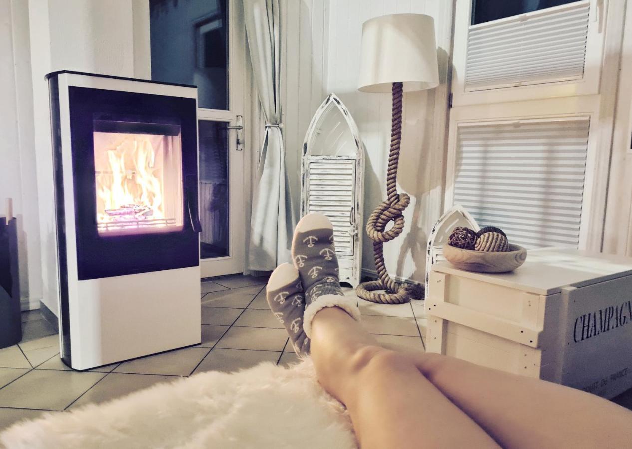 Strandhaus Ruegen - Meerblick, Sauna, Kamin & Whirlpool Baabe Ngoại thất bức ảnh
